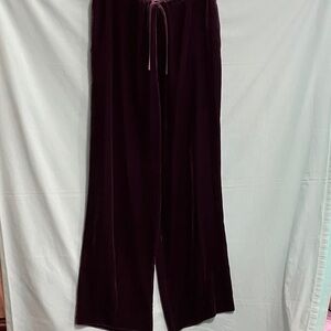 DKNY Dark Purple Velvet Pants